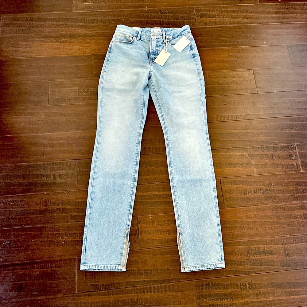Good American Good Classic Jeans Indigo NWT!!